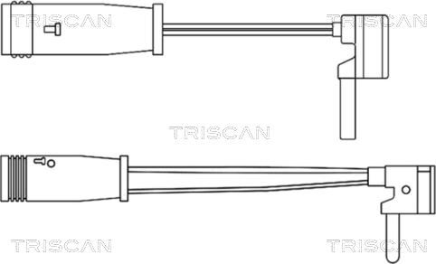 Triscan 8115 23017 - Kulumisenilmaisin, jarrupala inparts.fi