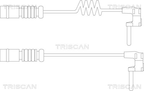 Triscan 8115 23020 - Kulumisenilmaisin, jarrupala inparts.fi