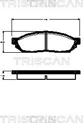 Triscan 8110 40055 - Jarrupala, levyjarru inparts.fi