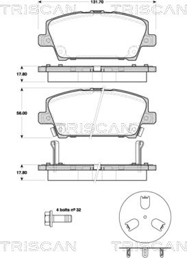 Triscan 8110 40013 - Jarrupala, levyjarru inparts.fi