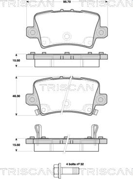 Triscan 8110 40012 - Jarrupala, levyjarru inparts.fi