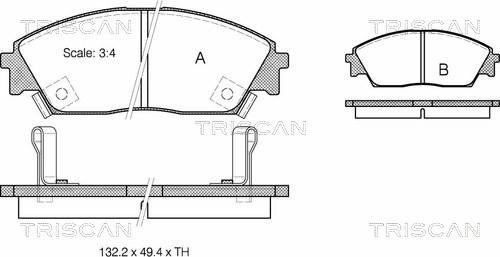 Triscan 8110 40885 - Jarrupala, levyjarru inparts.fi