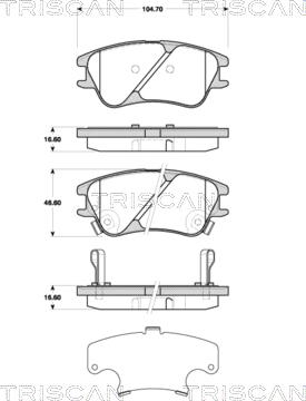 Triscan 8110 43035 - Jarrupala, levyjarru inparts.fi