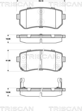 Triscan 8110 43032 - Jarrupala, levyjarru inparts.fi