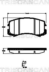 Triscan 8110 42025 - Jarrupala, levyjarru inparts.fi