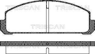 Triscan 8110 50038 - Jarrupala, levyjarru inparts.fi