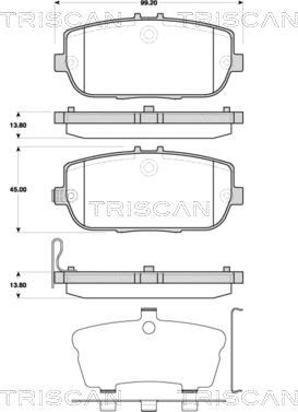 Triscan 8110 50026 - Jarrupala, levyjarru inparts.fi