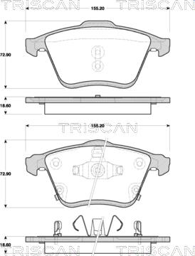 Triscan 8110 50027 - Jarrupala, levyjarru inparts.fi