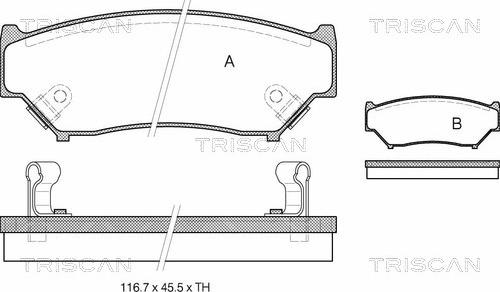 Triscan 8110 69001 - Jarrupala, levyjarru inparts.fi