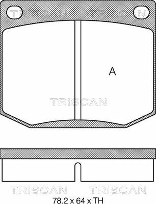 Triscan 8110 65604 - Jarrupala, levyjarru inparts.fi