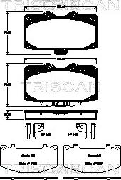 Triscan 8110 68181 - Jarrupala, levyjarru inparts.fi