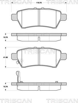 Triscan 8110 14045 - Jarrupala, levyjarru inparts.fi