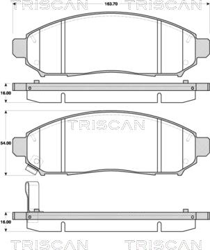 Triscan 8110 14046 - Jarrupala, levyjarru inparts.fi