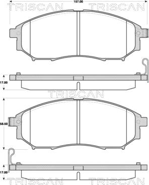 Triscan 8110 14047 - Jarrupala, levyjarru inparts.fi