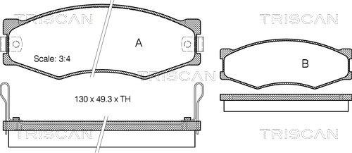 Triscan 8110 14103 - Jarrupala, levyjarru inparts.fi