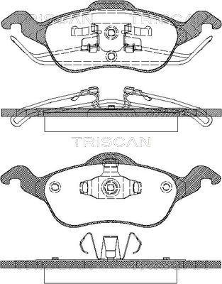 Triscan 8110 16001 - Jarrupala, levyjarru inparts.fi