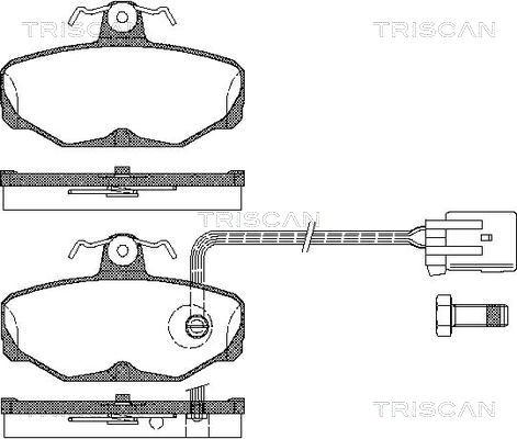 Triscan 8110 16164 - Jarrupala, levyjarru inparts.fi