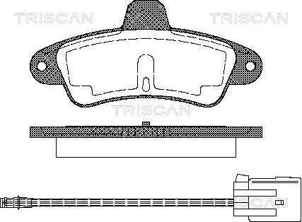 Triscan 8110 16162 - Jarrupala, levyjarru inparts.fi