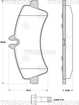 Triscan 8110 10559 - Jarrupala, levyjarru inparts.fi