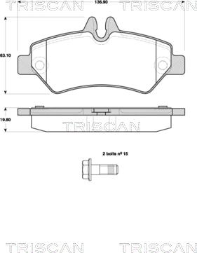 Triscan 8110 10558 - Jarrupala, levyjarru inparts.fi