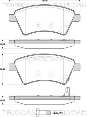 Triscan 8110 10566 - Jarrupala, levyjarru inparts.fi