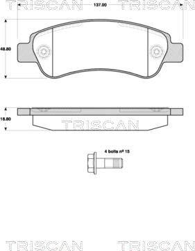 Triscan 8110 10563 - Jarrupala, levyjarru inparts.fi