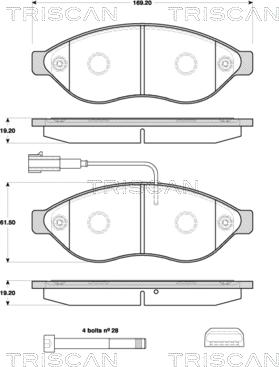 Triscan 8110 10562 - Jarrupala, levyjarru inparts.fi