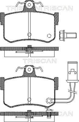 Triscan 8110 10509 - Jarrupala, levyjarru inparts.fi