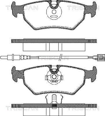 Triscan 8110 10500 - Jarrupala, levyjarru inparts.fi