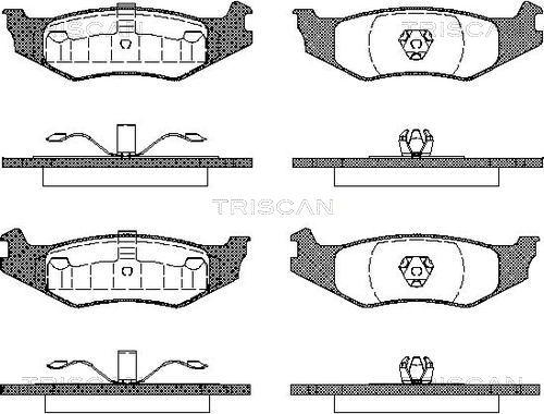 Triscan 8110 10519 - Jarrupala, levyjarru inparts.fi