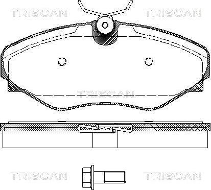 Triscan 8110 10535 - Jarrupala, levyjarru inparts.fi