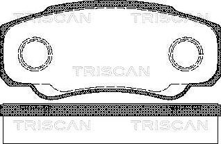 Triscan 8110 10533 - Jarrupala, levyjarru inparts.fi