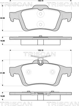 Triscan 8110 10570 - Jarrupala, levyjarru inparts.fi