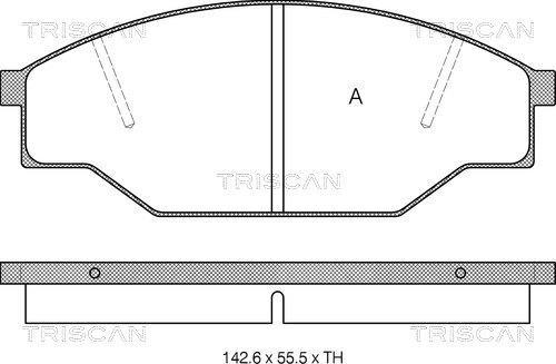 Triscan 8110 10005 - Jarrupala, levyjarru inparts.fi