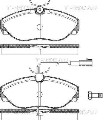 Triscan 8110 10020 - Jarrupala, levyjarru inparts.fi