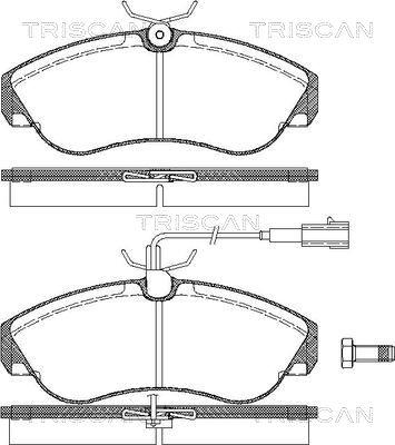 Triscan 8110 10021 - Jarrupala, levyjarru inparts.fi