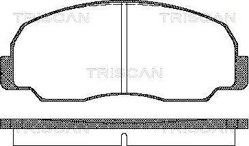 Triscan 8110 10834 - Jarrupala, levyjarru inparts.fi