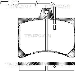 Triscan 8110 10790 - Jarrupala, levyjarru inparts.fi