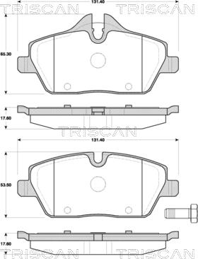 Triscan 8110 11028 - Jarrupala, levyjarru inparts.fi