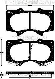 Triscan 8110 13064 - Jarrupala, levyjarru inparts.fi