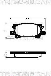 Triscan 8110 13075 - Jarrupala, levyjarru inparts.fi