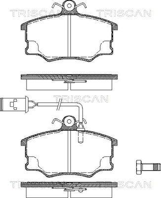 Triscan 8110 12956 - Jarrupala, levyjarru inparts.fi