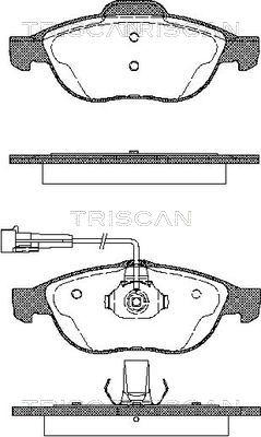 Triscan 8110 12002 - Jarrupala, levyjarru inparts.fi