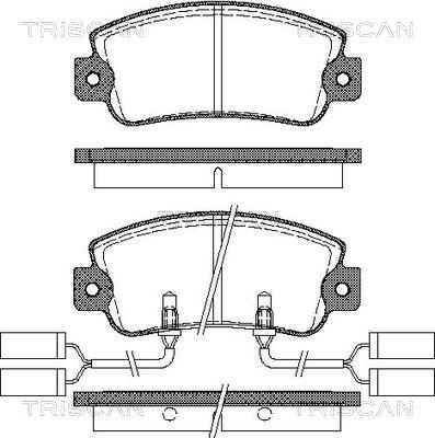 Triscan 8110 12843 - Jarrupala, levyjarru inparts.fi