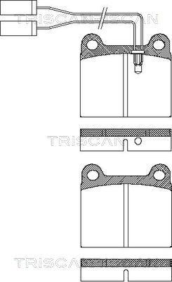 Triscan 8110 12740 - Jarrupala, levyjarru inparts.fi