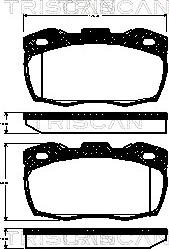 Triscan 8110 17021 - Jarrupala, levyjarru inparts.fi