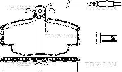 Triscan 8110 38982 - Jarrupala, levyjarru inparts.fi