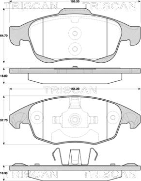 Triscan 8110 38005 - Jarrupala, levyjarru inparts.fi