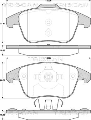 Triscan 8110 38006 - Jarrupala, levyjarru inparts.fi