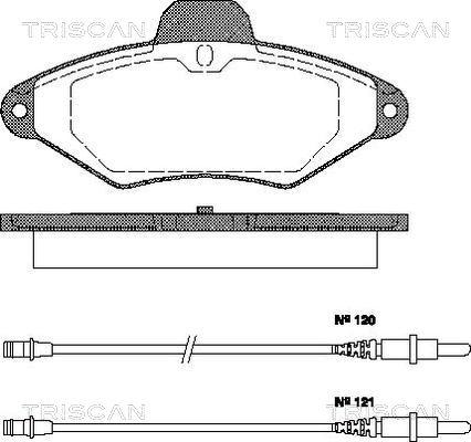 Triscan 8110 38156 - Jarrupala, levyjarru inparts.fi